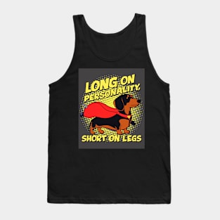 Long on personality cute dog Tank Top